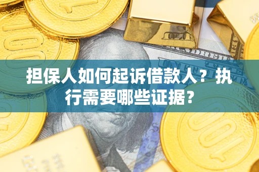 北京担保人如何起诉借款人？执行需要哪些证据？