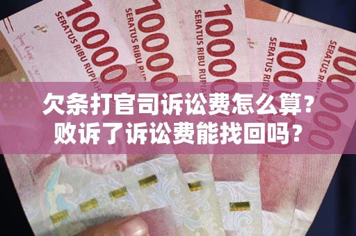 北京欠条打官司诉讼费怎么算？败诉了诉讼费能找回吗？
