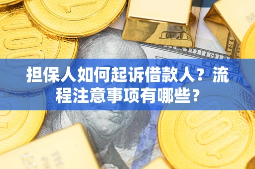 北京担保人如何起诉借款人？流程注意事项有哪些？